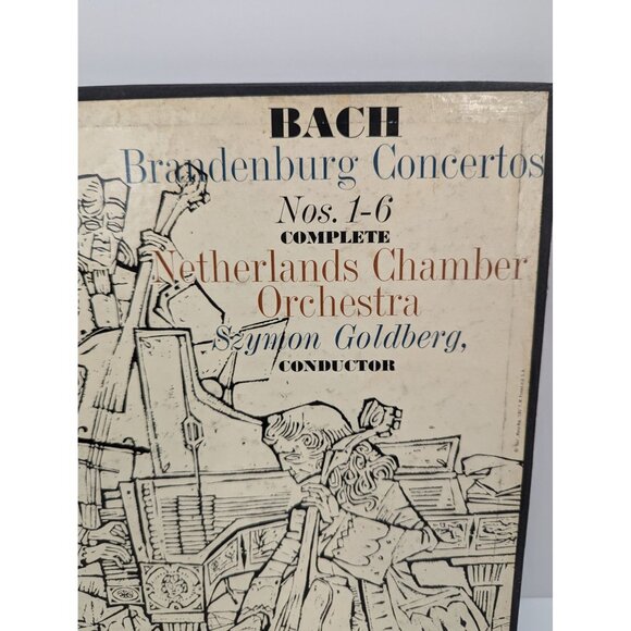 Bach Brandenburg Concertos Nos 1-6 Complete Epic Records SC-6032 LC 3600 - Picture 2 of 7